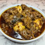 Ofada Sauce with Assorted Meat
