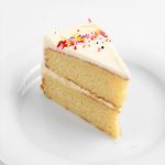 Vanilla Cake Sliced