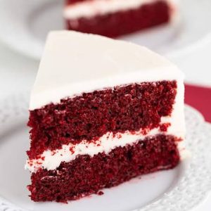 Red Velvet Cake Sliced